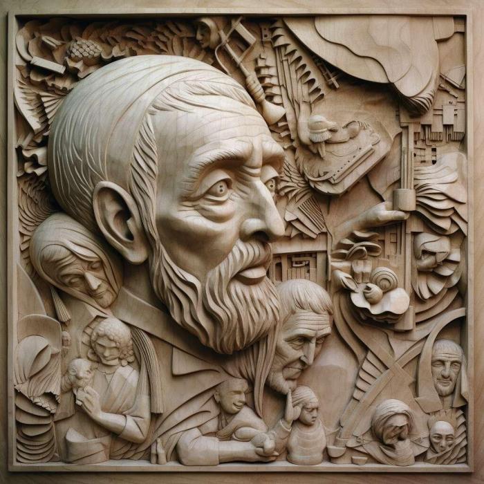 نموذج ثلاثي الأبعاد لآلة CNC 3D Art 